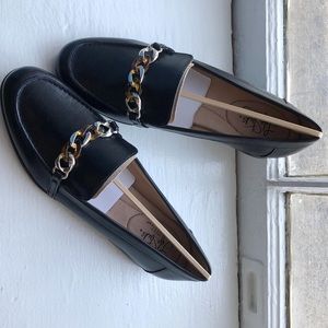 Life Stride Myra Black Leather Loafers